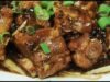 Barbecued Spare Ribs with Green Pepper in Black Bean Sauce