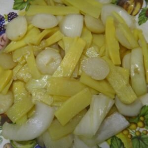 Fried Bamboo Shoots & Water Chesnuts