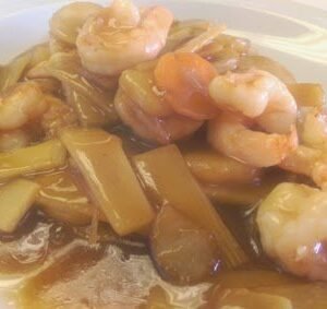 King Prawn with Bamboo Shoot & Water Chestnuts