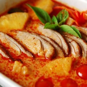 Roast Duck with Pineapple