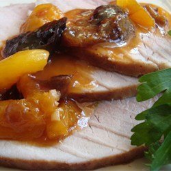 Roast Pork with Honey Lemon Sauce
